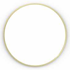 Origins Living Docklands Round Wall Mirror - Brushed Brass