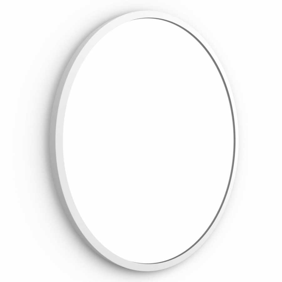 Origins Living Docklands Round Wall Mirror - White - Small