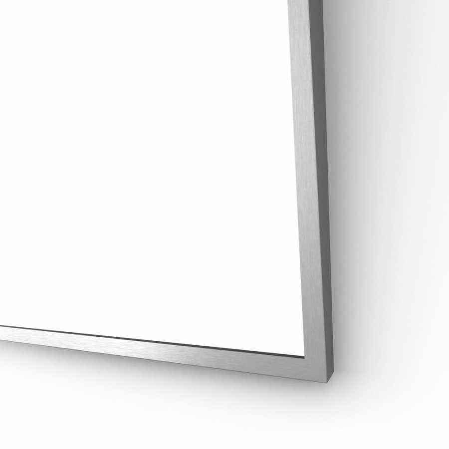 Origins Living Docklands Wall Mirror - Brushed Stainless Steel - Large