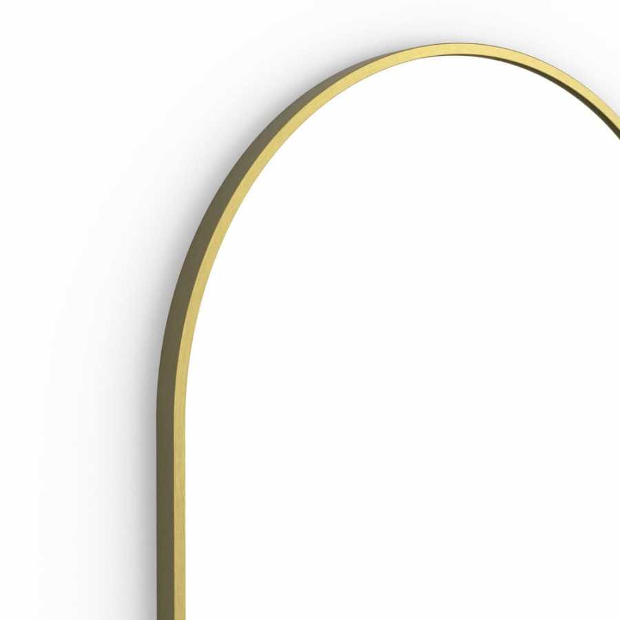 Origins Living Docklands Arch Wall Mirror - Brushed Brass