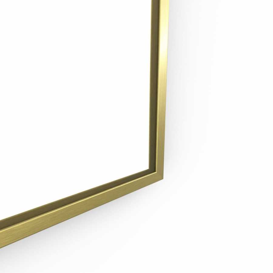 Origins Living Docklands Arch Wall Mirror - Brushed Brass
