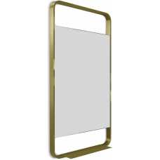 Origins Living Ludgate Wall Mirror With Shelf - Brushed Brass