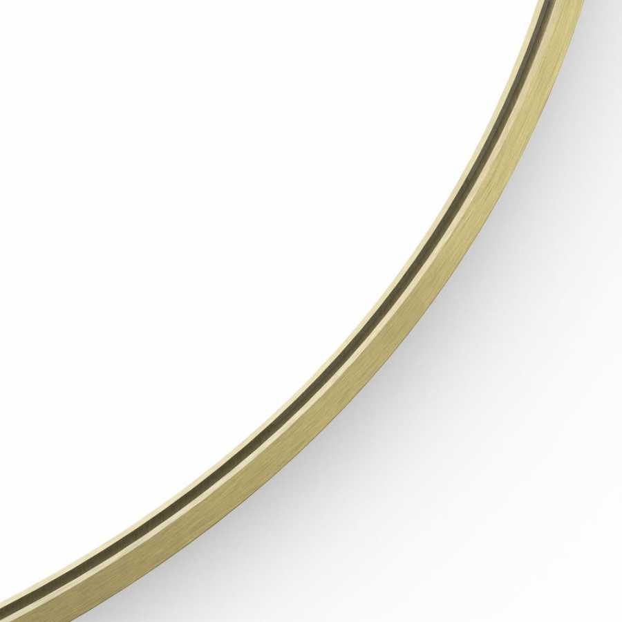 Origins Living Lomax Wall Mirror - Brushed Brass - Small