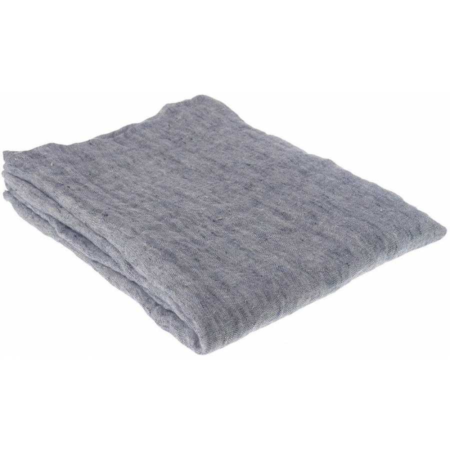 Parlane Living Chambray Throw - Navy