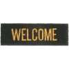 Present Time Welcome Doormat - Gold