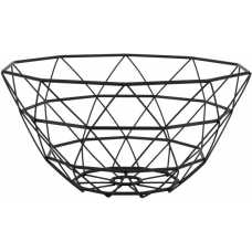 Present Time Diamond Cut Basket - Black Present Time Diamond Cut Basket - Black