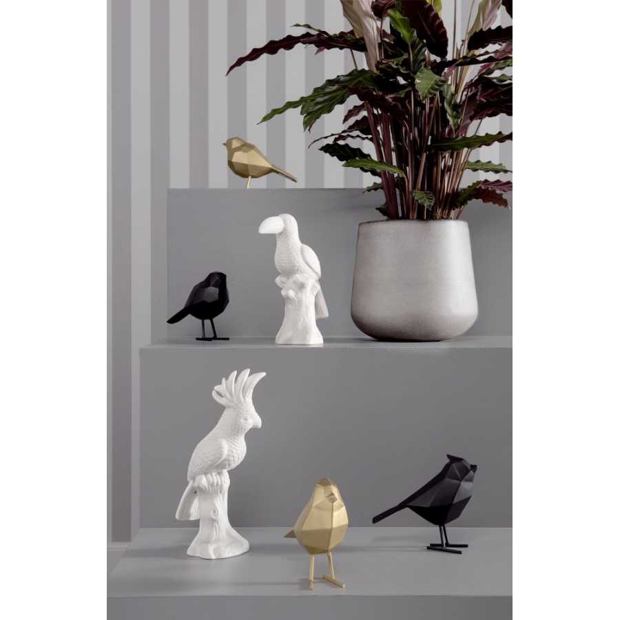 Present Time Bird Ornament - Gold