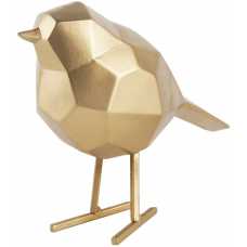 Present Time Bird Ornament - Gold