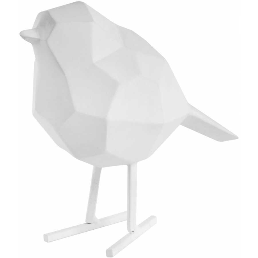 Present Time Bird Ornament - Matte White - Small