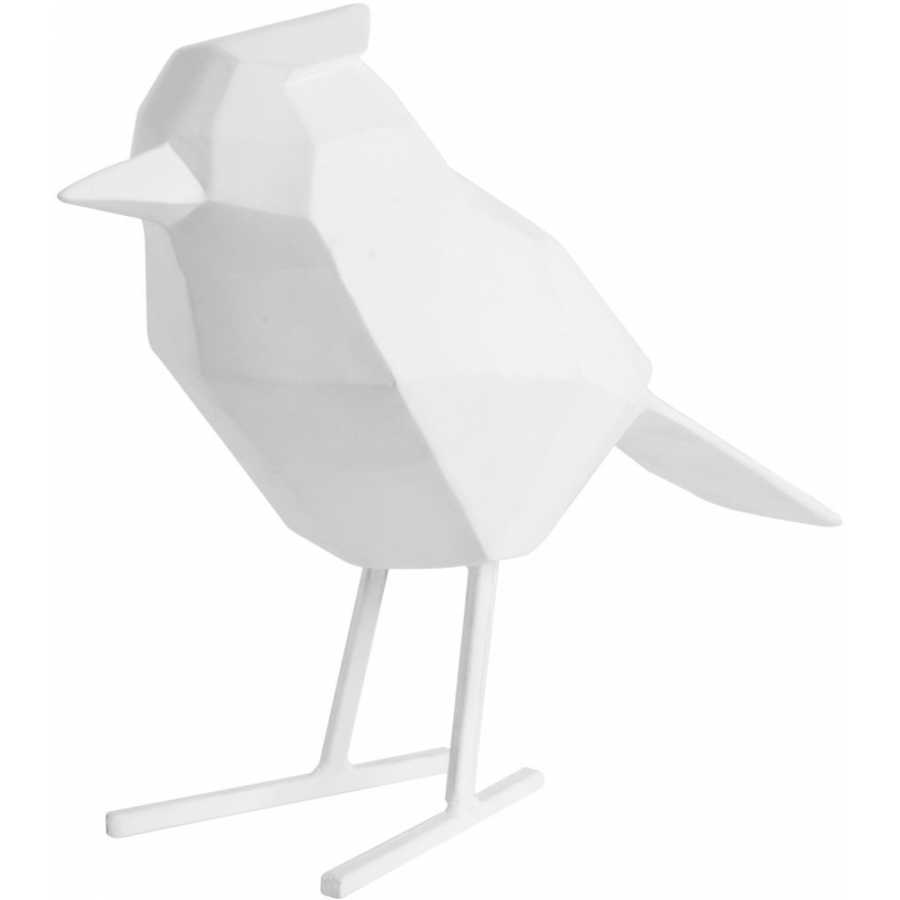 Present Time Bird Ornament - Matte White - Large