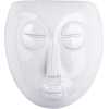 Present Time Mask Wall Planter - White