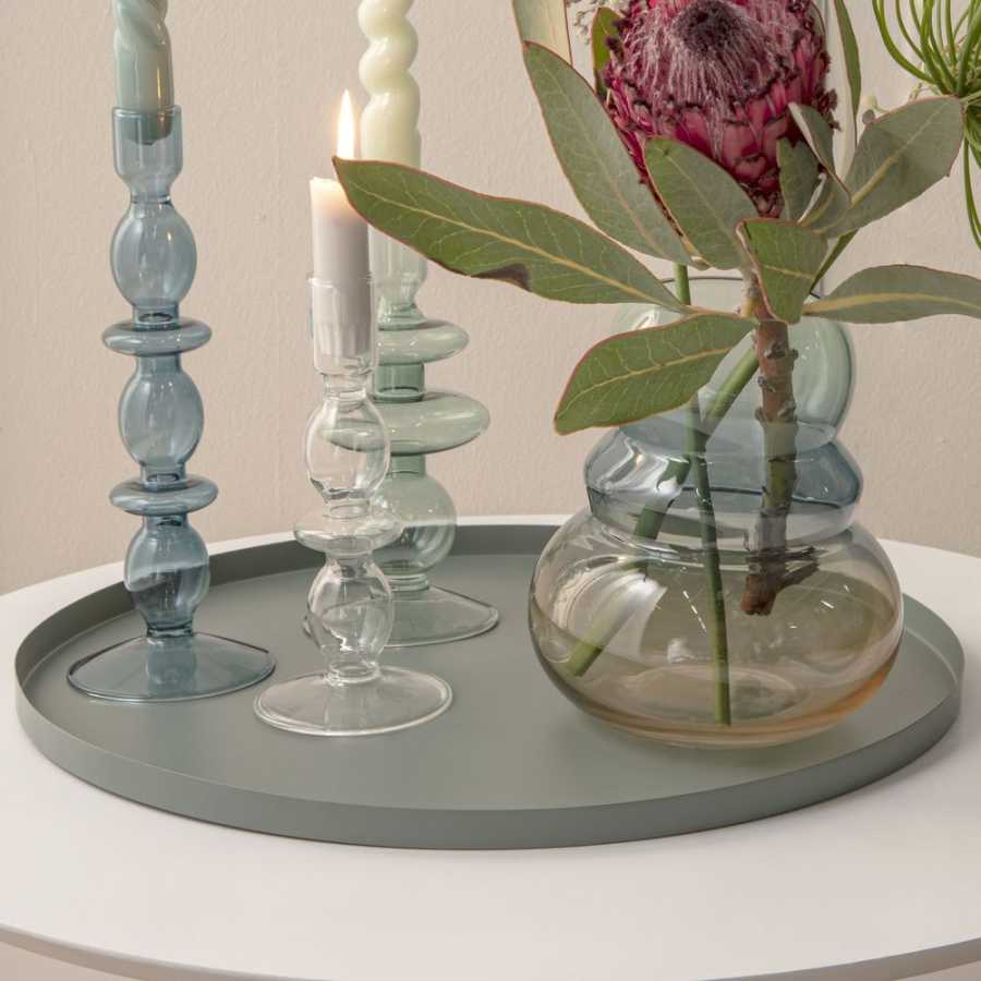 Present Time Round Tray - Jungle Green