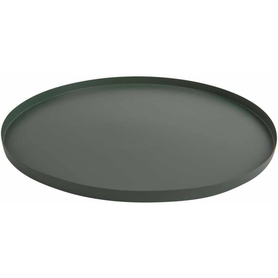 Present Time Round Tray - Jungle Green
