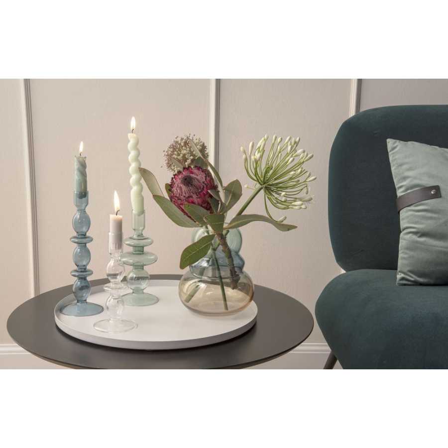 Present Time Round Tray - White