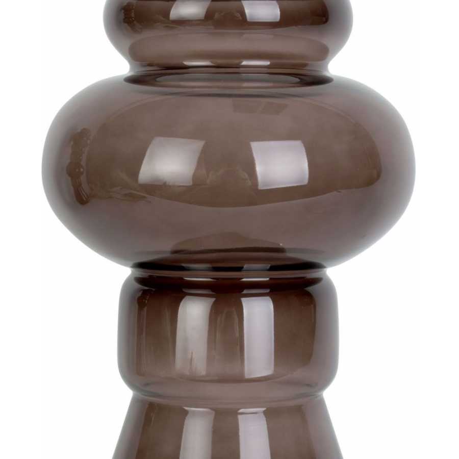 Present Time Morgana Vase - Chocolate Brown - Small