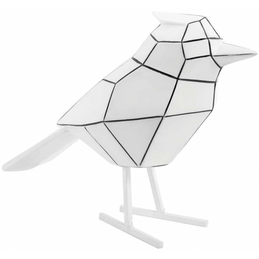 Present Time Bird Ornament - White - Large