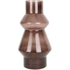 Present Time Blush Vase - Chocolate Brown