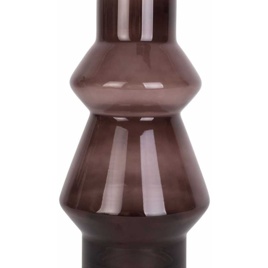 Present Time Blush Vase - Chocolate Brown - Small