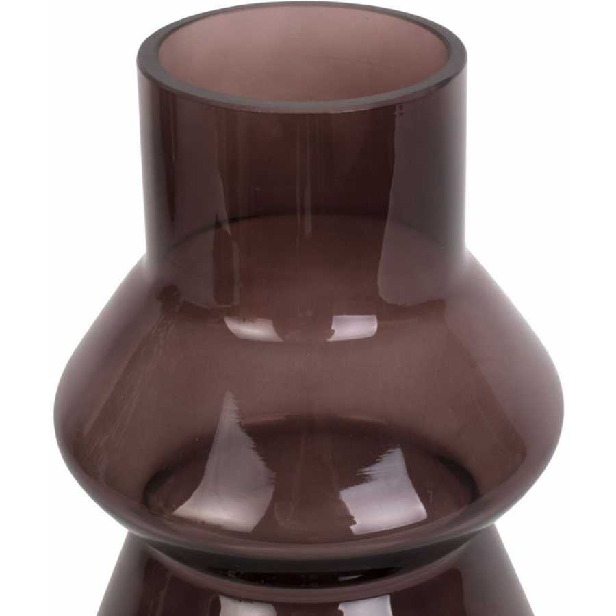 Present Time Blush Vase - Chocolate Brown - Small