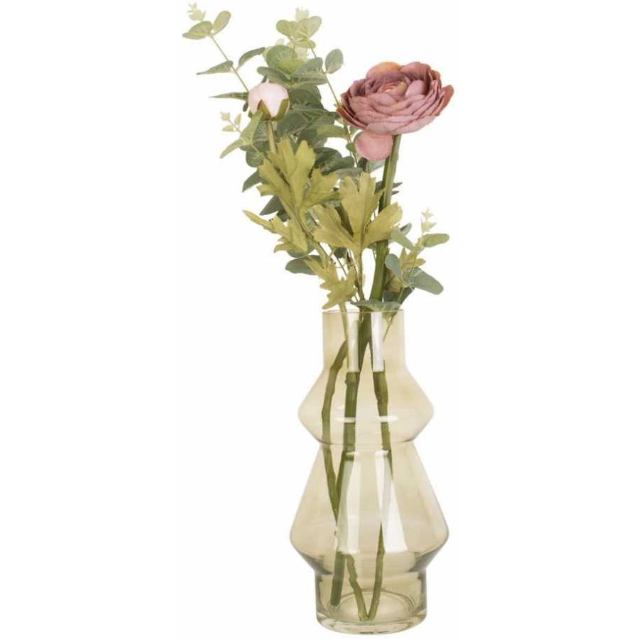 Present Time Blush Vase - Moss Green - Small