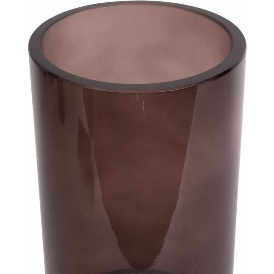 Present Time Blush Vase - Chocolate Brown - Large