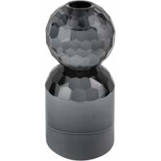 Present Time Crystal Art Candle Holder - Black