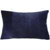 Present Time Ribbed Panel Cushion - Dark Blue
