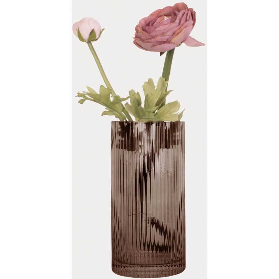 Present Time Allure Straight Vase - Chocolate Brown - Small
