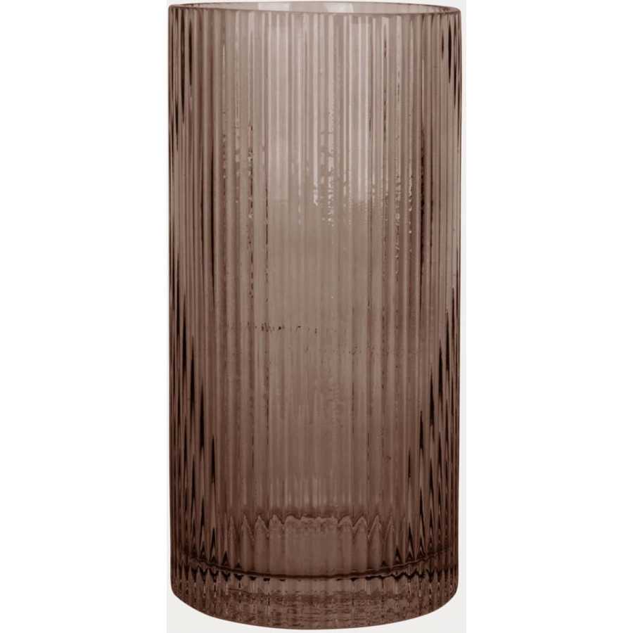 Present Time Allure Straight Vase - Chocolate Brown - Small