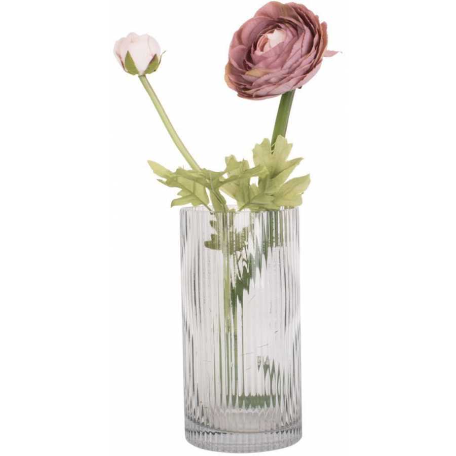 Present Time Allure Straight Vase - Dark Grey - Small