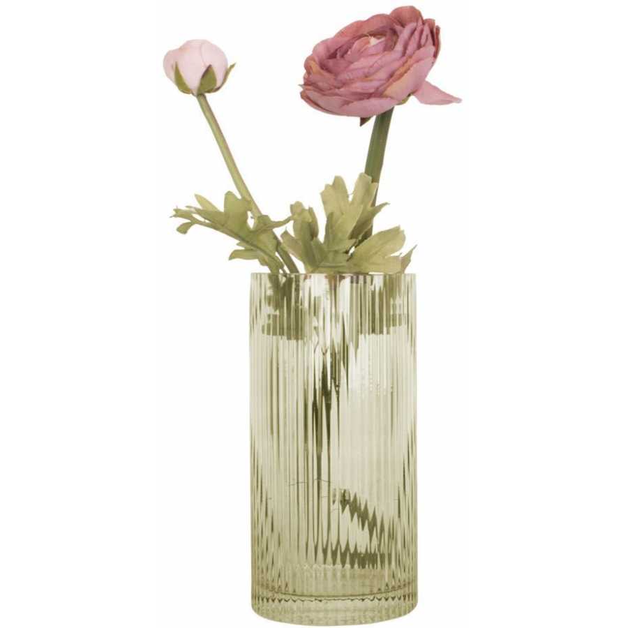 Present Time Allure Straight Vase - Moss Green - Small