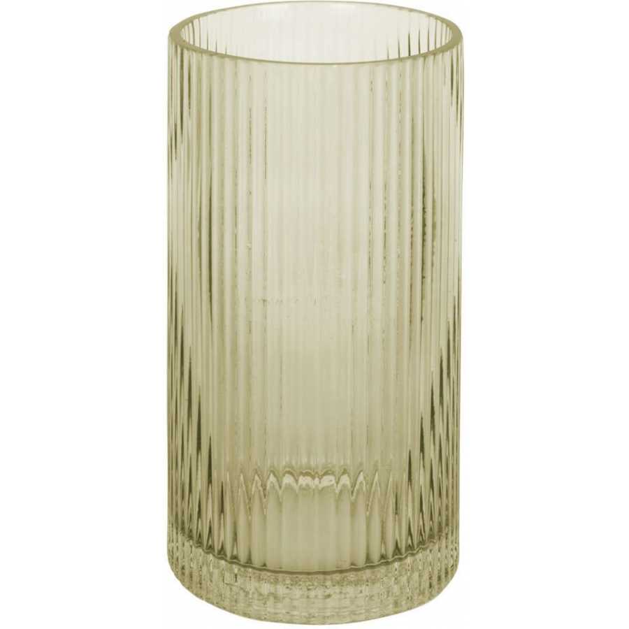 Present Time Allure Straight Vase - Moss Green - Small