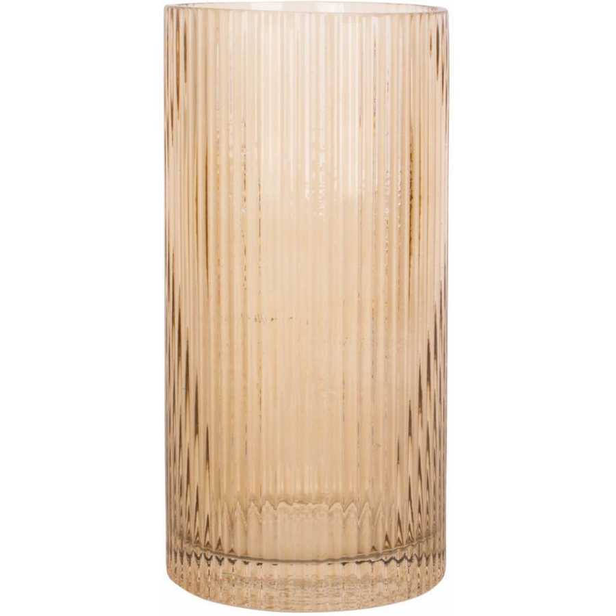 Present Time Allure Straight Vase - Sand Brown - Small