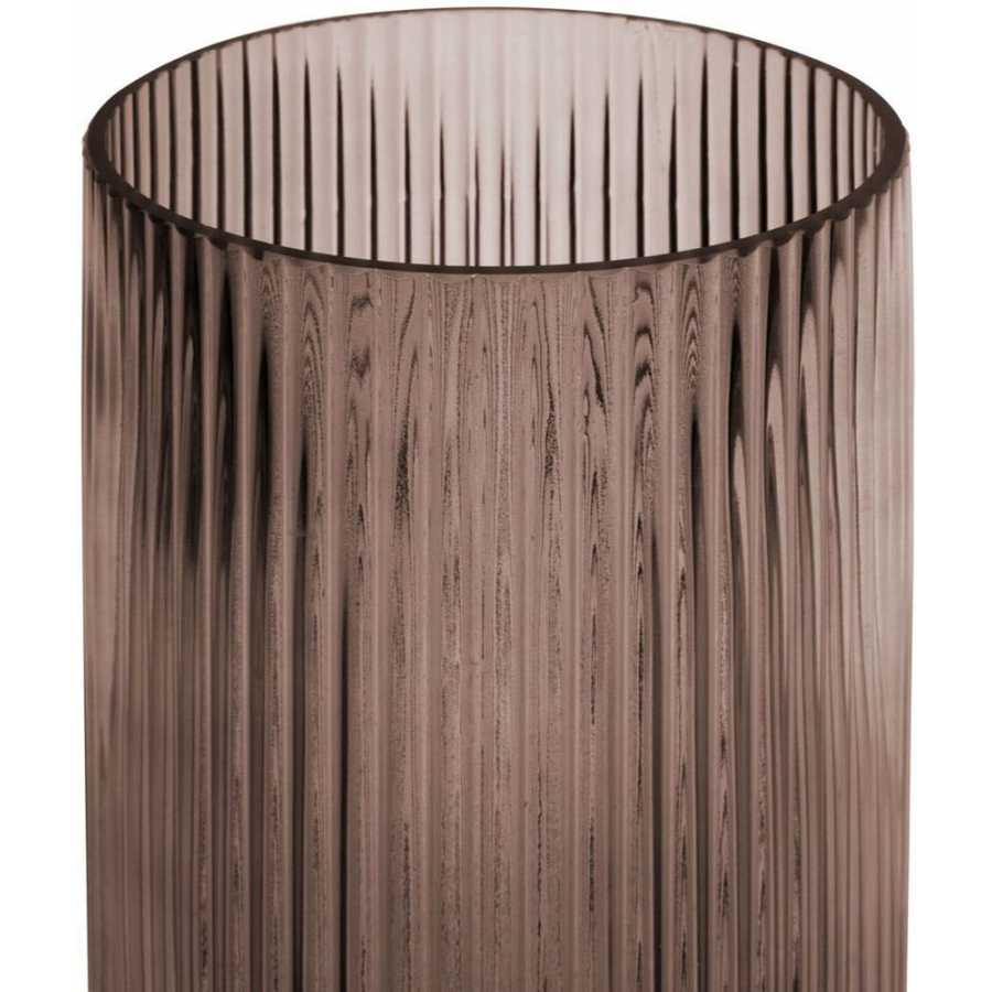 Present Time Allure Straight Vase - Chocolate Brown - Large