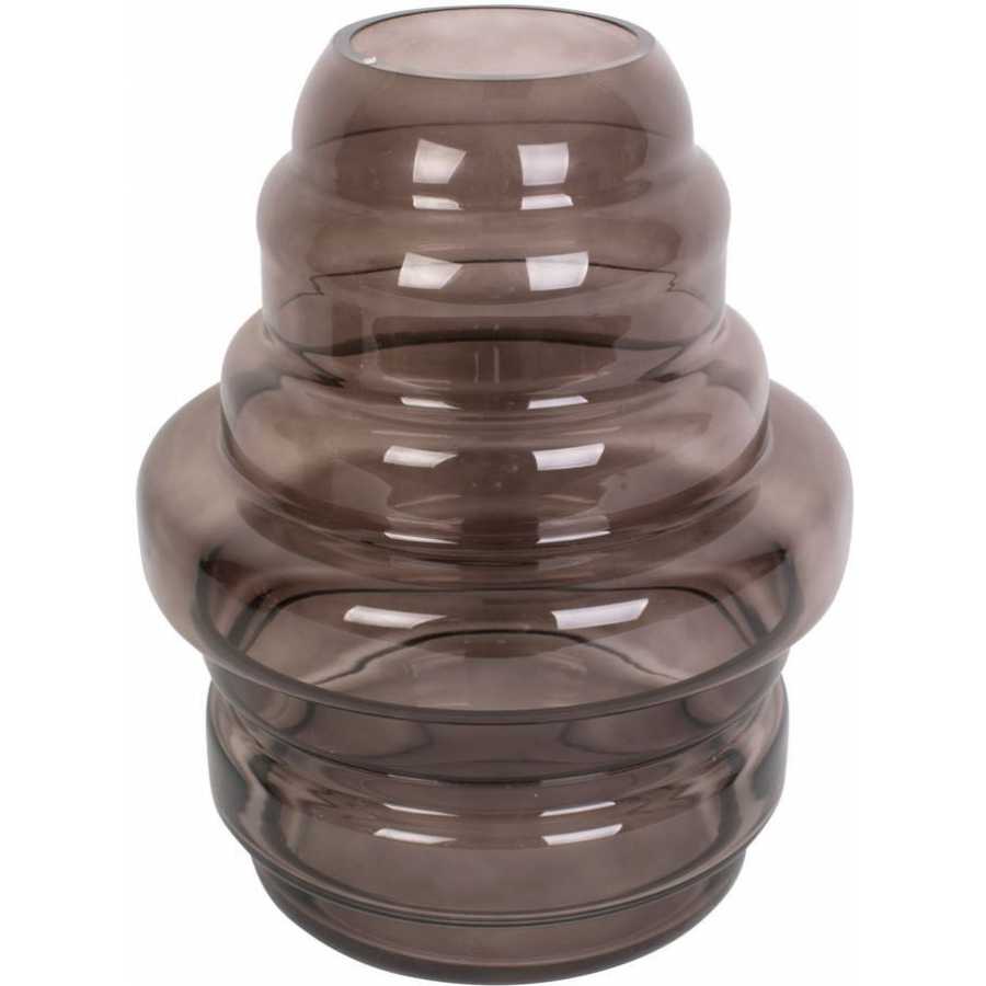 Present Time Distinct Vase - Chocolate Brown - Small