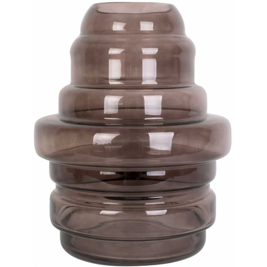 Present Time Distinct Vase - Chocolate Brown - Small