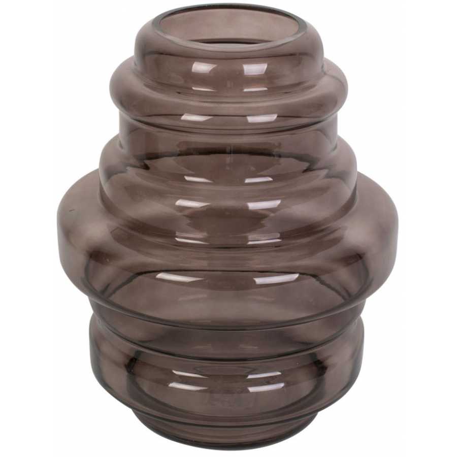 Present Time Distinct Vase - Chocolate Brown - Large