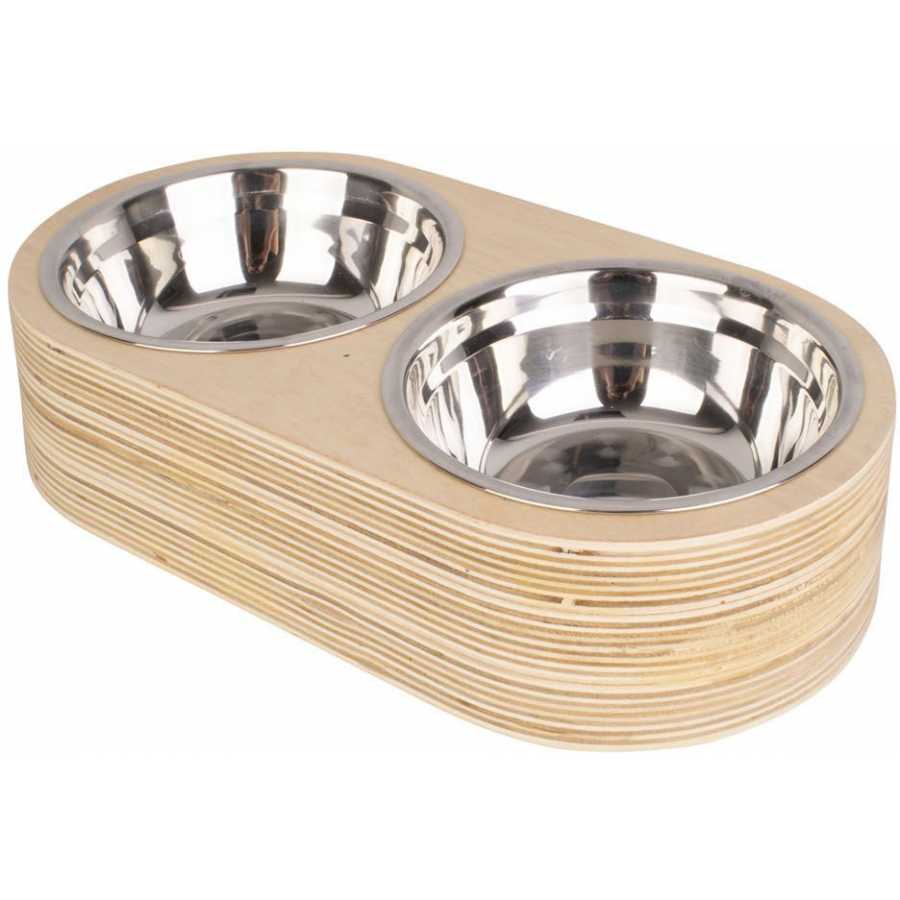 Present Time Dinner Time Pet Bowl - Natural - Small
