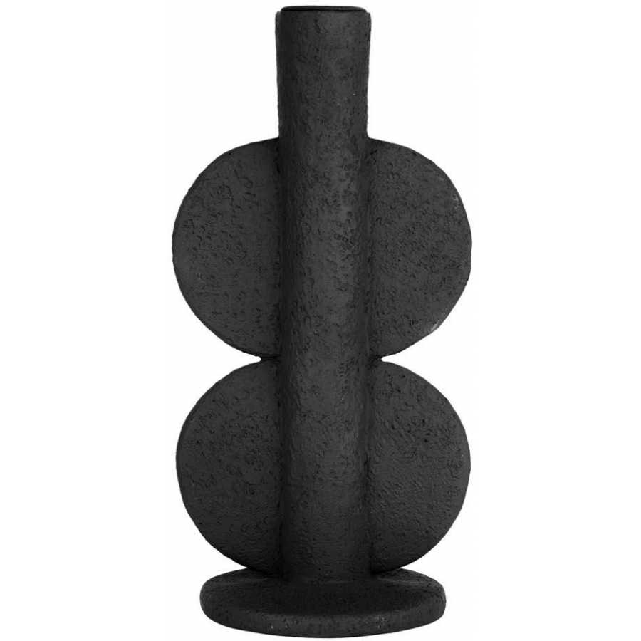 Present Time Double Bubble Candle Holder - Black