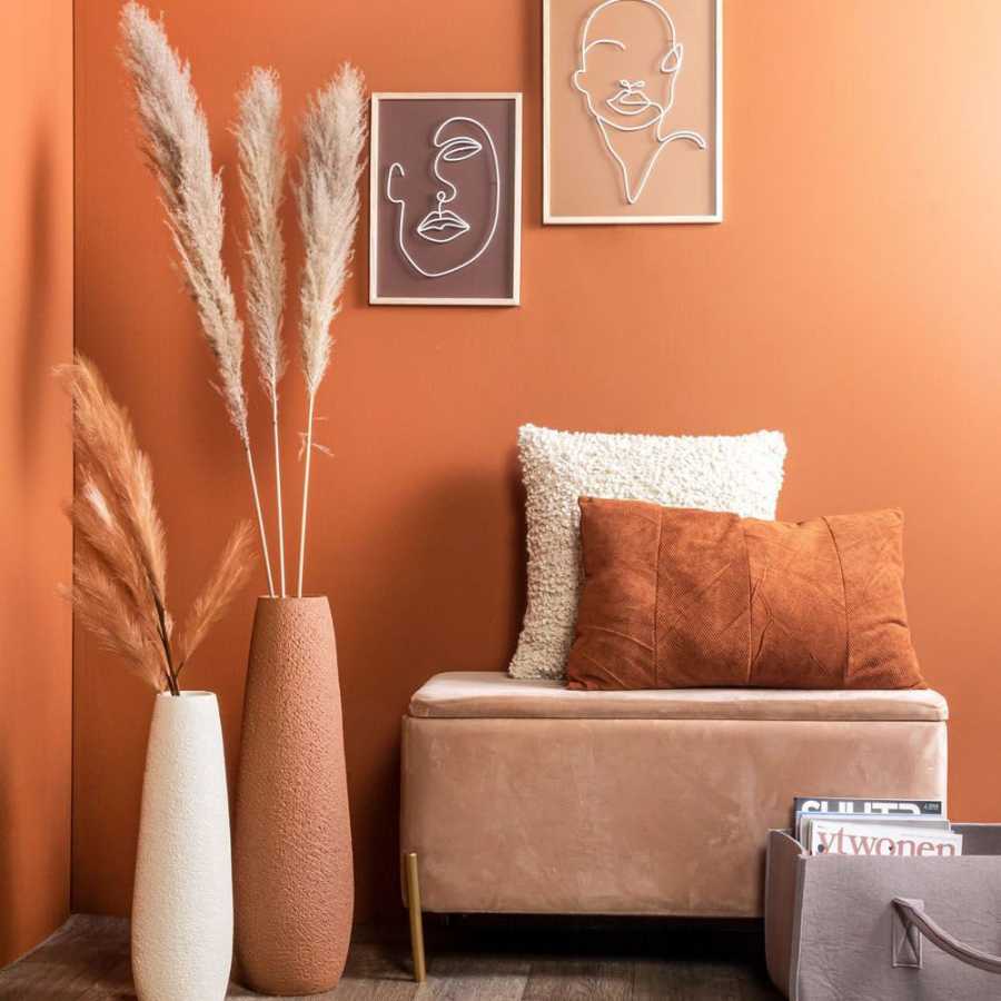 Present Time Elegance Vase - Terracotta Orange - Large