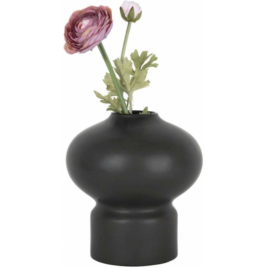 Present Time Eminent Sphere Vase - Black