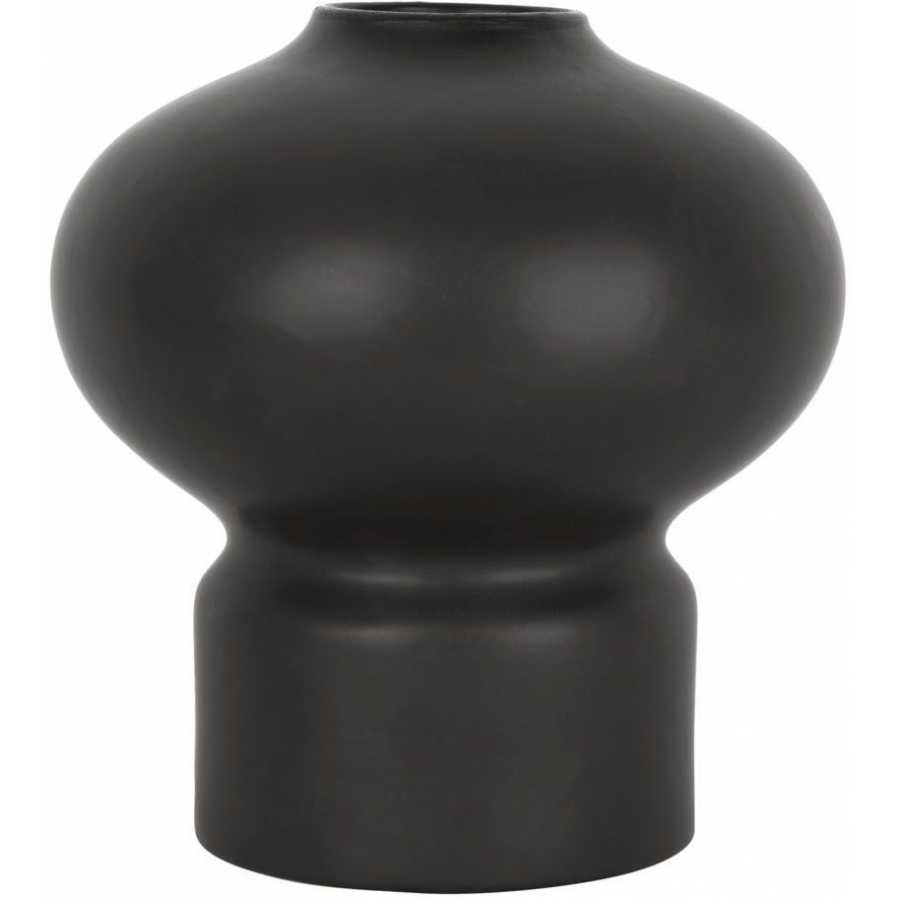 Present Time Eminent Sphere Vase - Black