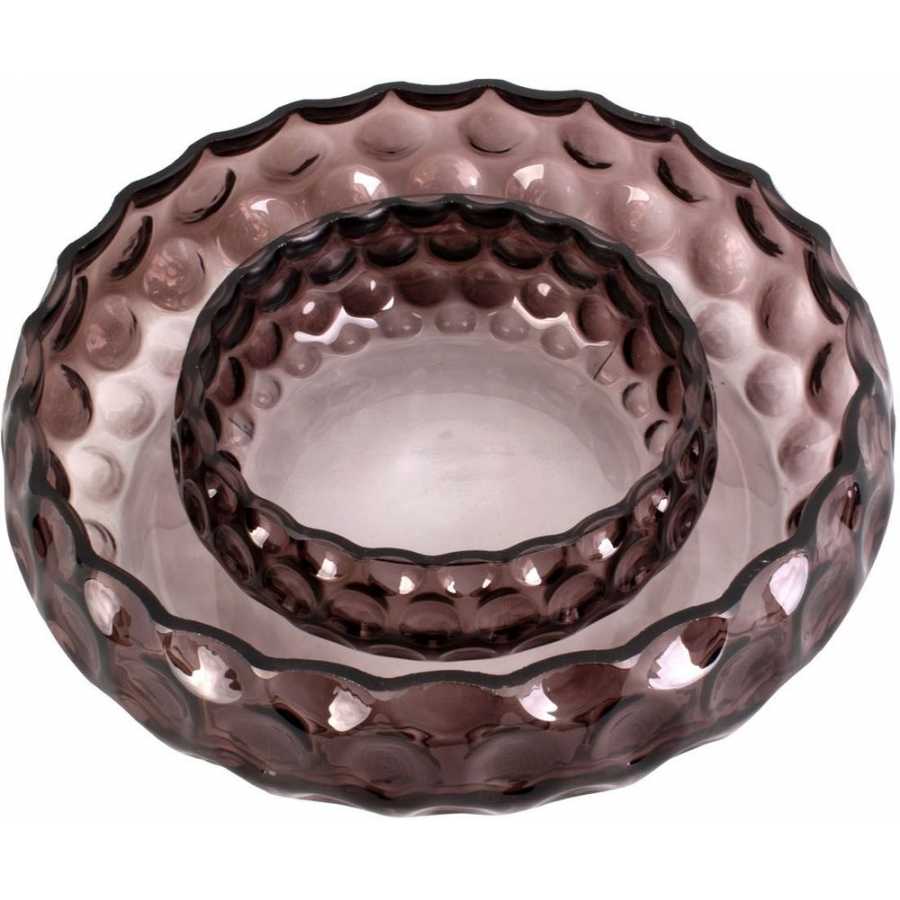 Present Time Speckles Bowl - Chocolate Brown