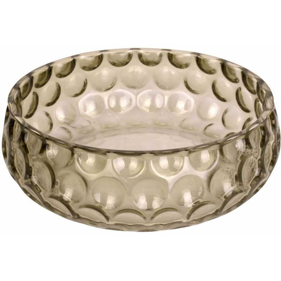 Present Time Speckles Bowl - Moss Green - Small