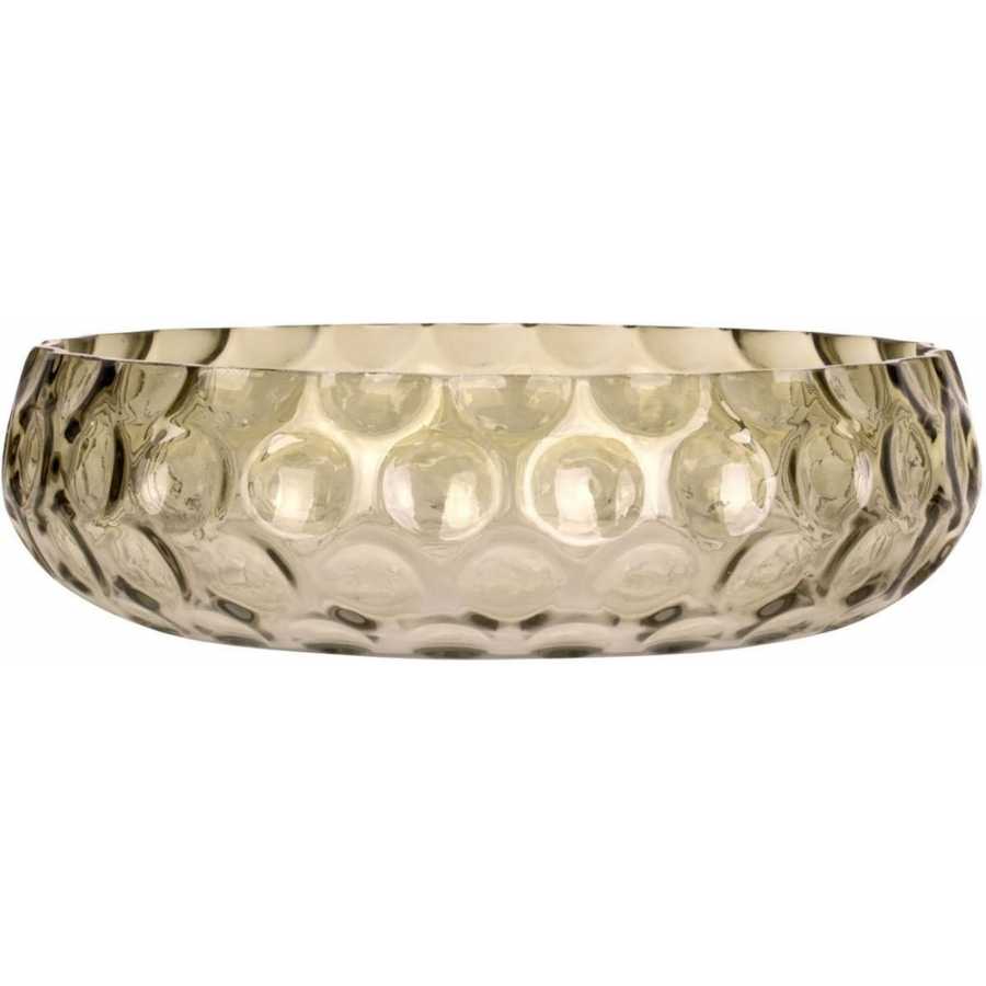 Present Time Speckles Bowl - Moss Green - Large