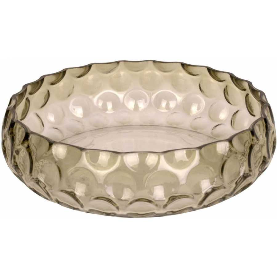 Present Time Speckles Bowl - Moss Green - Large