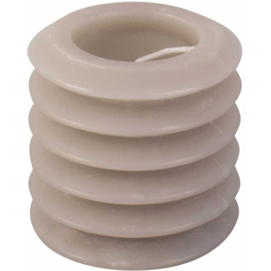 Present Time Layered Circles Candle - Warm Grey - Small