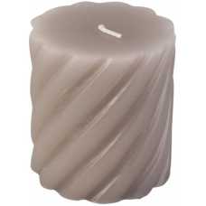 Present Time Swirl Candle - Warm Grey