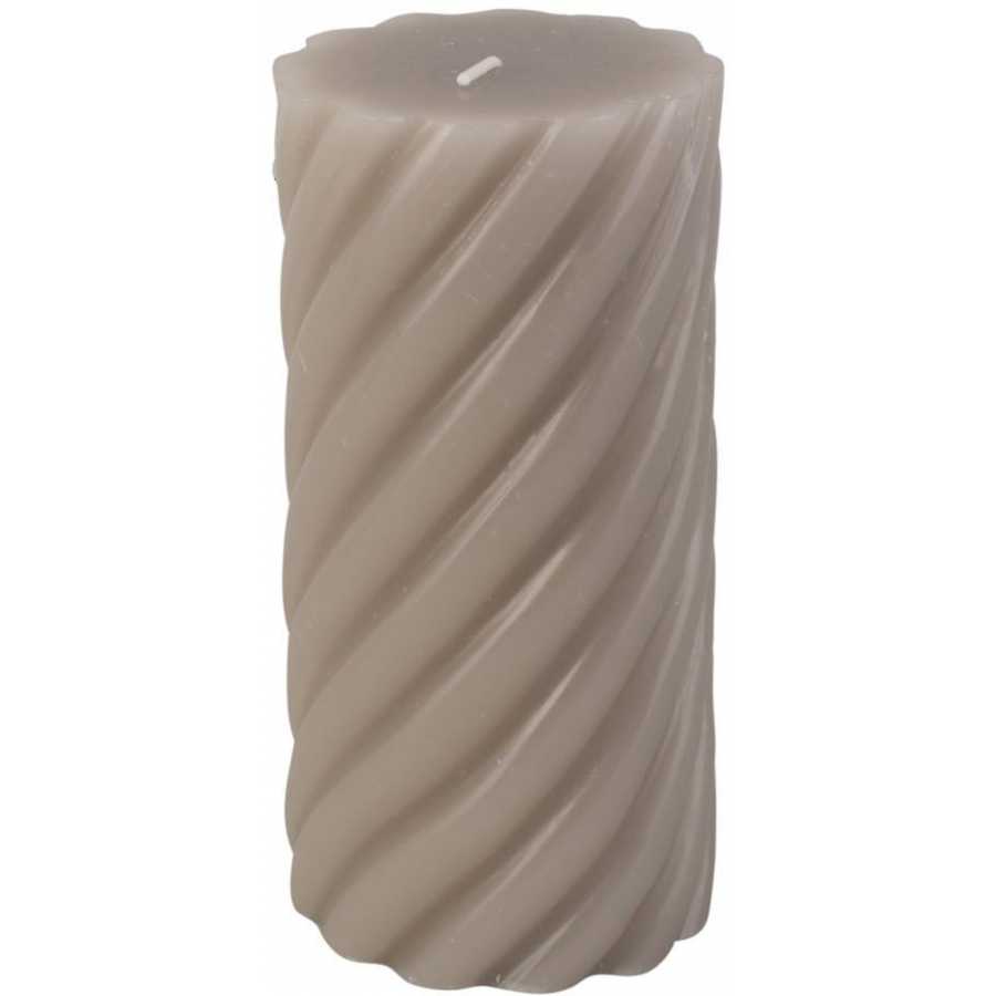 Present Time Swirl Candle - Warm Grey - Large