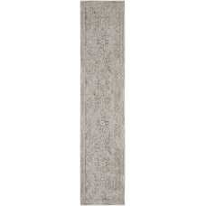 Nourison Lynx LNX01 Runner Rug - Ivory Grey & Blue